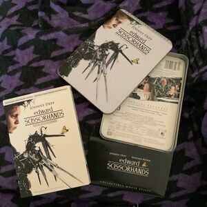 Tim Burton Edward Scissorhands dvd tin box anniversary edition